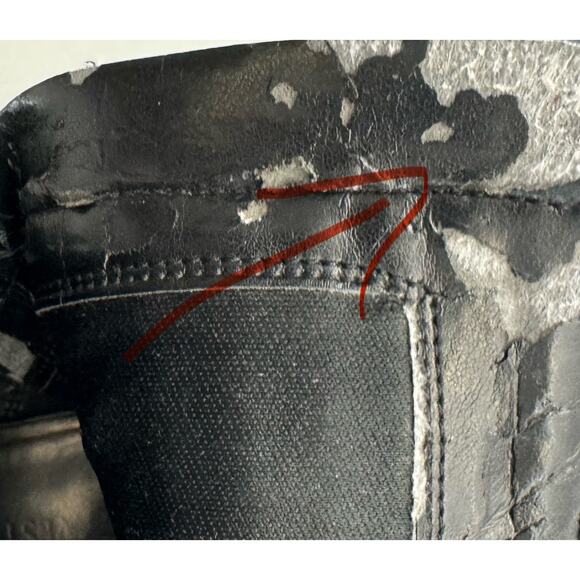 Moto Buckle Boot Nine West Mid Calf Lug Sole size 8.5 - Picture 8 of 8